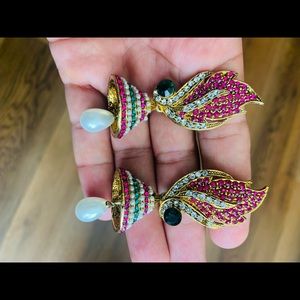 Its earrings with multi color and good condition